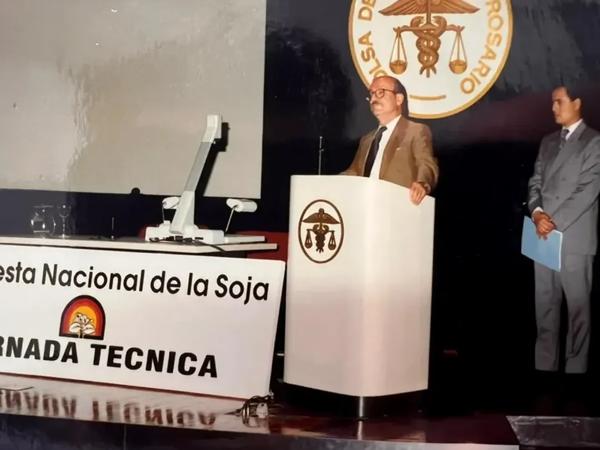 Foto histórica: Jornada Técnica de la 20.ª Fiesta Nacional de la Soja
